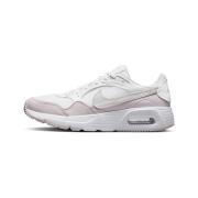 Wit/Roze Air Max Sneakers voor Kinderen Nike , White , Dames