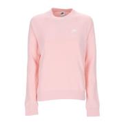 Essential Fleece Crewneck Sweatshirt Nike , Pink , Dames