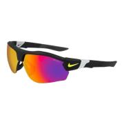 Matte Black Volt Sunglasses Dj2034 Nike , Black , Heren