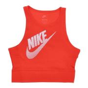 Rode Picante Tank Top - Streetwear Collectie Nike , Red , Dames