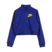 Blauw/Geel Track Jacket Nike , Blue , Dames