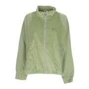 Corduroy Fleece Full-Zip Jas voor Dames Nike , Green , Dames