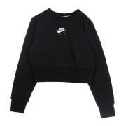 Korte Sports Air Crew Sweatshirt Nike , Black , Dames