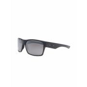 Zwarte zonnebril met originele hoes Oakley , Black , Heren