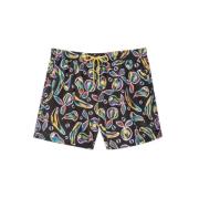 Strandkleding Zwembroek met A Fruit Print Paul Smith , Black , Heren