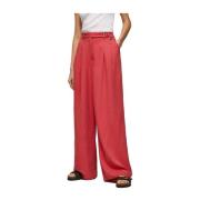 Wide Trousers Pepe Jeans , Pink , Dames