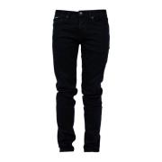 Mid Waist Slim-fit Denim Jeans Pepe Jeans , Black , Heren