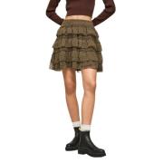 Short Skirts Pepe Jeans , Gray , Dames