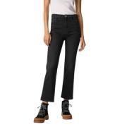 Straight Jeans Pepe Jeans , Black , Dames