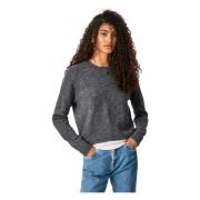 Round-neck Knitwear Pepe Jeans , Gray , Dames