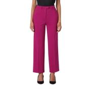 Wijde Fuchsia Broek - Maat 40 Pinko , Purple , Dames