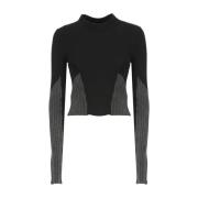 Round-neck Knitwear Pinko , Black , Dames