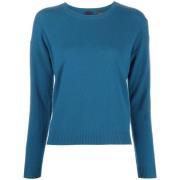 Trui met ronde hals Pinko , Blue , Dames