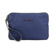 Technische Materiaal iPad Handtas met Geborduurd Merklogo Kiton , Blue...