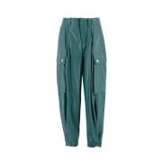 Tapered Broeken Ermanno Scervino , Green , Dames