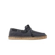 Grijze Suède Bootschoen Espadrilles Scarosso , Gray , Heren