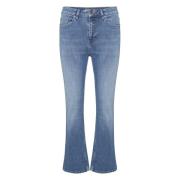 Flared Jeans Part Two , Blue , Dames