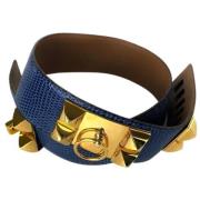 Tweedehands riem Hermès Vintage , Blue , Dames