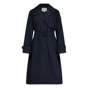 Klassieke Trenchcoat Woolrich , Blue , Dames