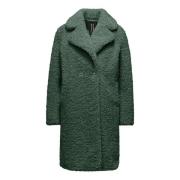 Faux Fur Shearling Jackets BomBoogie , Green , Dames