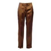 Trousers Semicouture , Brown , Dames