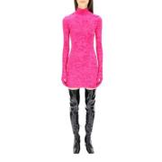 Mini jurk Fuchsia Chenille Vetements , Pink , Dames