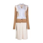 Gebreide jurken, Maison Margiela stijl Maison Margiela , Beige , Dames