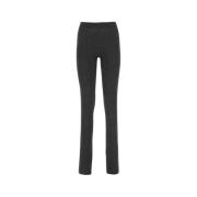 Melange zwarte polyester blend broek Dion Lee , Black , Dames