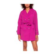 Trench Coat Trench & Coat , Purple , Dames