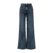 Hoge Taille Flare Jeans Don The Fuller , Blue , Dames