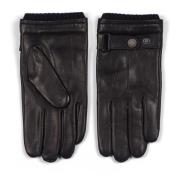 Zwarte Leren Handschoenen voor Mannen Howard London , Black , Heren