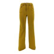 Brede jeans P.a.r.o.s.h. , Yellow , Dames