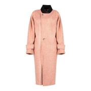 Klassieke Trenchcoat Silvian Heach , Pink , Dames