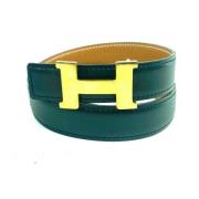 Tweedehands riem Hermès Vintage , Green , Dames