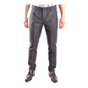 Grijze Gemarmerde Zakelijke Broek Dondup , Gray , Heren