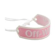 Armband Off White , Pink , Unisex