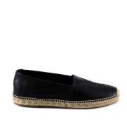 Geborduurde leren espadrilles Saint Laurent , Black , Heren