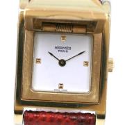 Pre-owned Metal watches Hermès Vintage , Red , Dames