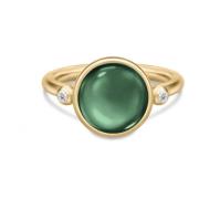 Tijdloze Prime Ring met Turmalijn Kristal Julie Sandlau , Green , Dame...