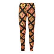 Leggings met bloemenpatroon La DoubleJ , Orange , Dames