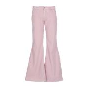 Flared Jeans ERL , Pink , Dames