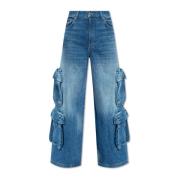 Jeans met zakken Amiri , Blue , Dames