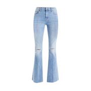 Dreamer Mid-Rise Lichtblauwe Denim Jeans Mother , Blue , Dames