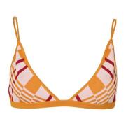 Geometrisch Patroon Bra Top Dodo BAR OR , Pink , Dames