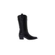 Elegante Dolly Black Cowboy Laarzen Scarosso , Black , Dames