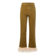 Stijlvolle Crop Jeans La DoubleJ , Green , Dames