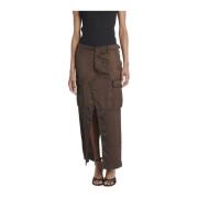 Maxi Skirts N21 , Brown , Dames