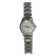 Tweedehands Zilveren Metalen Horloge Gucci Vintage , Gray , Unisex