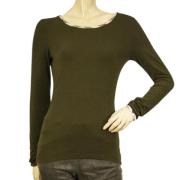 Pre-owned Cotton tops Burberry Vintage , Green , Dames