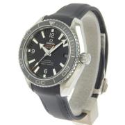 Pre-owned Leather watches Omega Vintage , Black , Dames